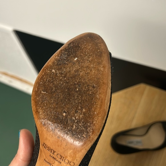 Jimmy Choo Luna Kitten Heel Shoes - Picture 9 of 12